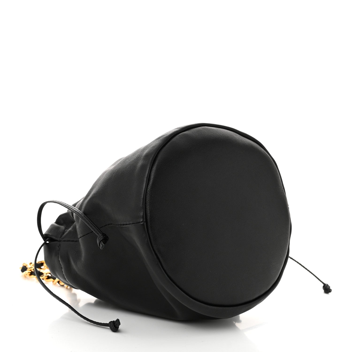 Khaite Smooth Calfskin Aria Bucket Bag Black 4 of 9