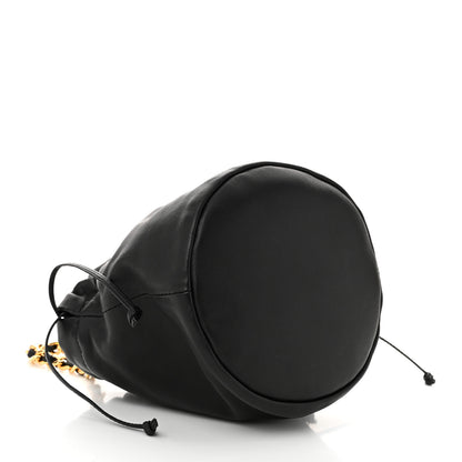 Khaite Smooth Calfskin Aria Bucket Bag Black 4 of 9