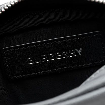 Burberry Econyl Logo Print Small Cannon Bum Bag Charcoal Grey 6 of 9