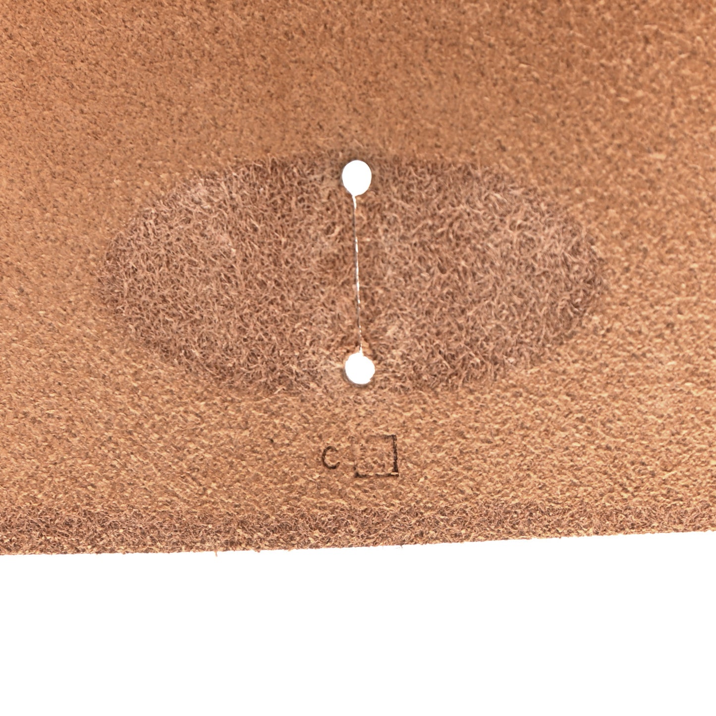 Toile Vache Calfskin Herbag Clutch Natural Black