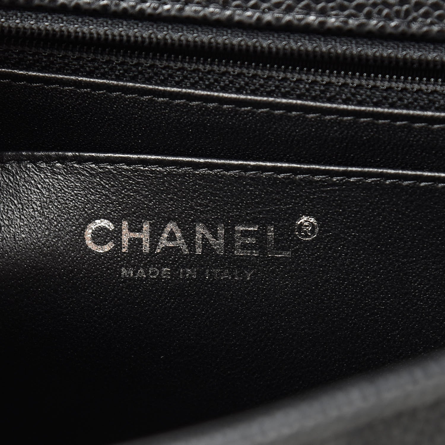 Chanel Caviar Quilted Jumbo Single Flap Black 6 of 11