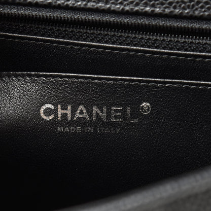 Chanel Caviar Quilted Jumbo Single Flap Black 6 of 11