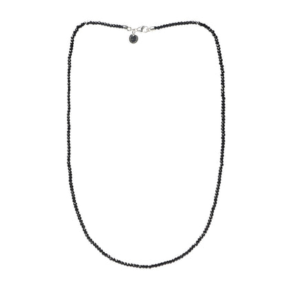 Tiffany Sterling Silver Black Spinel Ziegfeld Bead Necklace 9 of 15