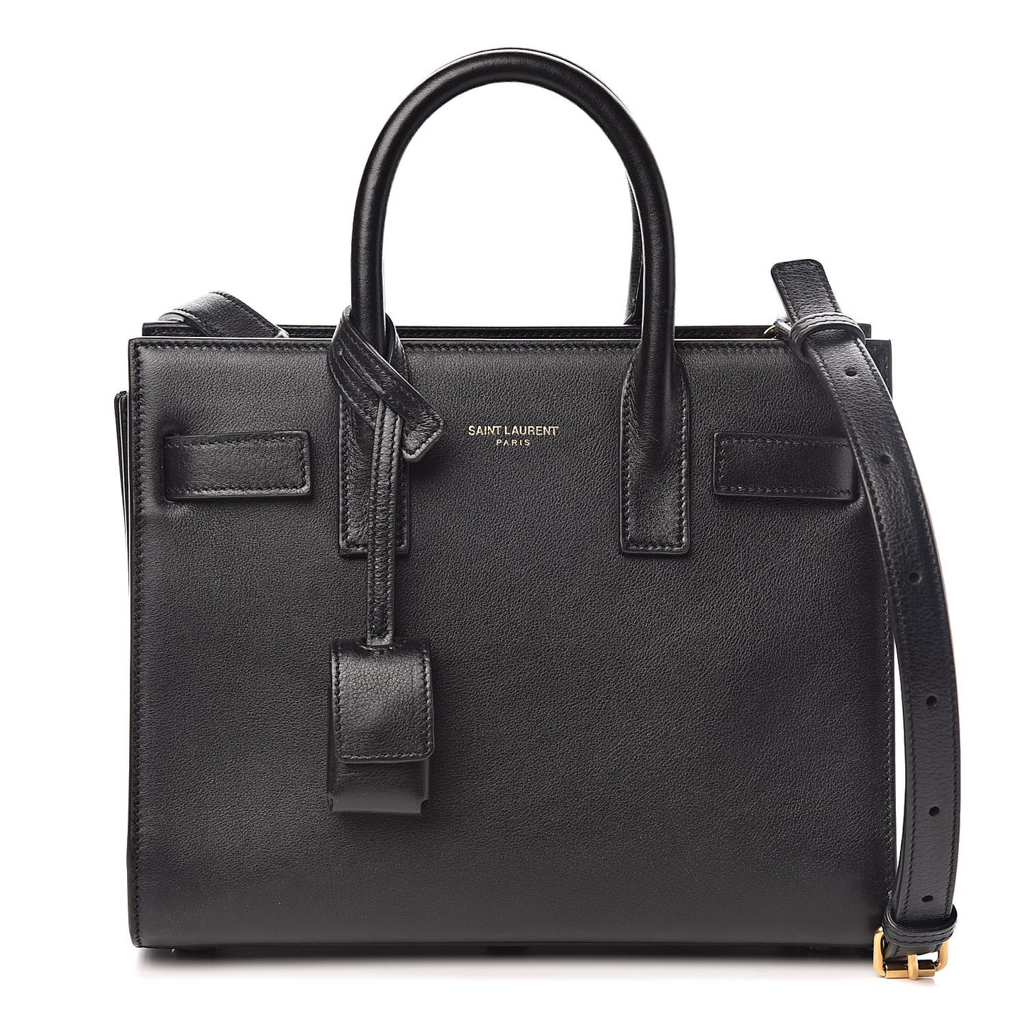 Calfskin Nano Sac De Jour Black