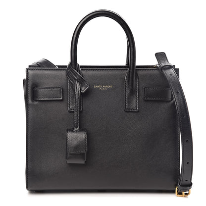 Saint Laurent Calfskin Nano Sac De Jour Black 1 of 9