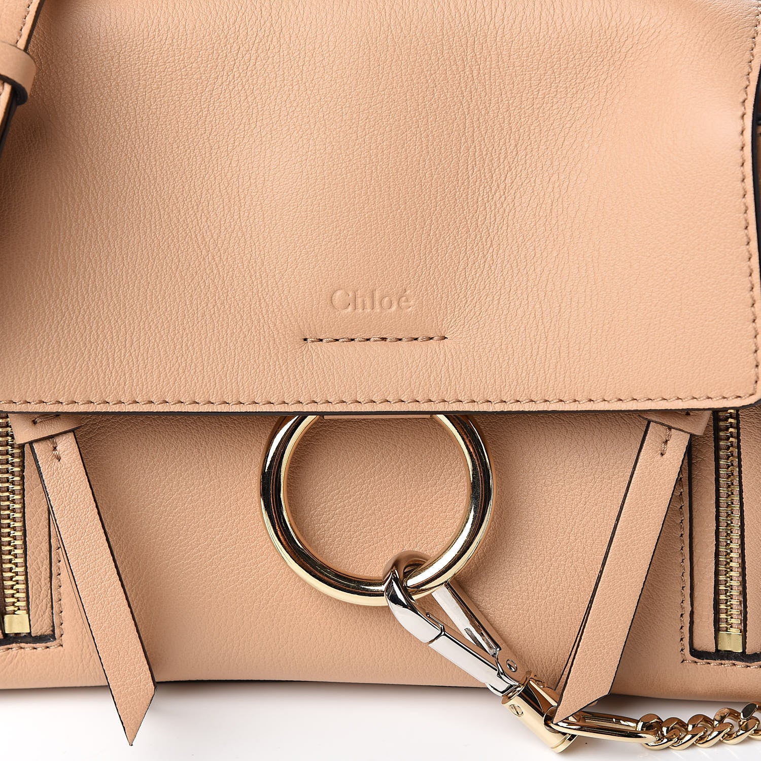 Chloe Calfskin Mini Faye Day Shoulder Bag Blush Nude 10 of 12