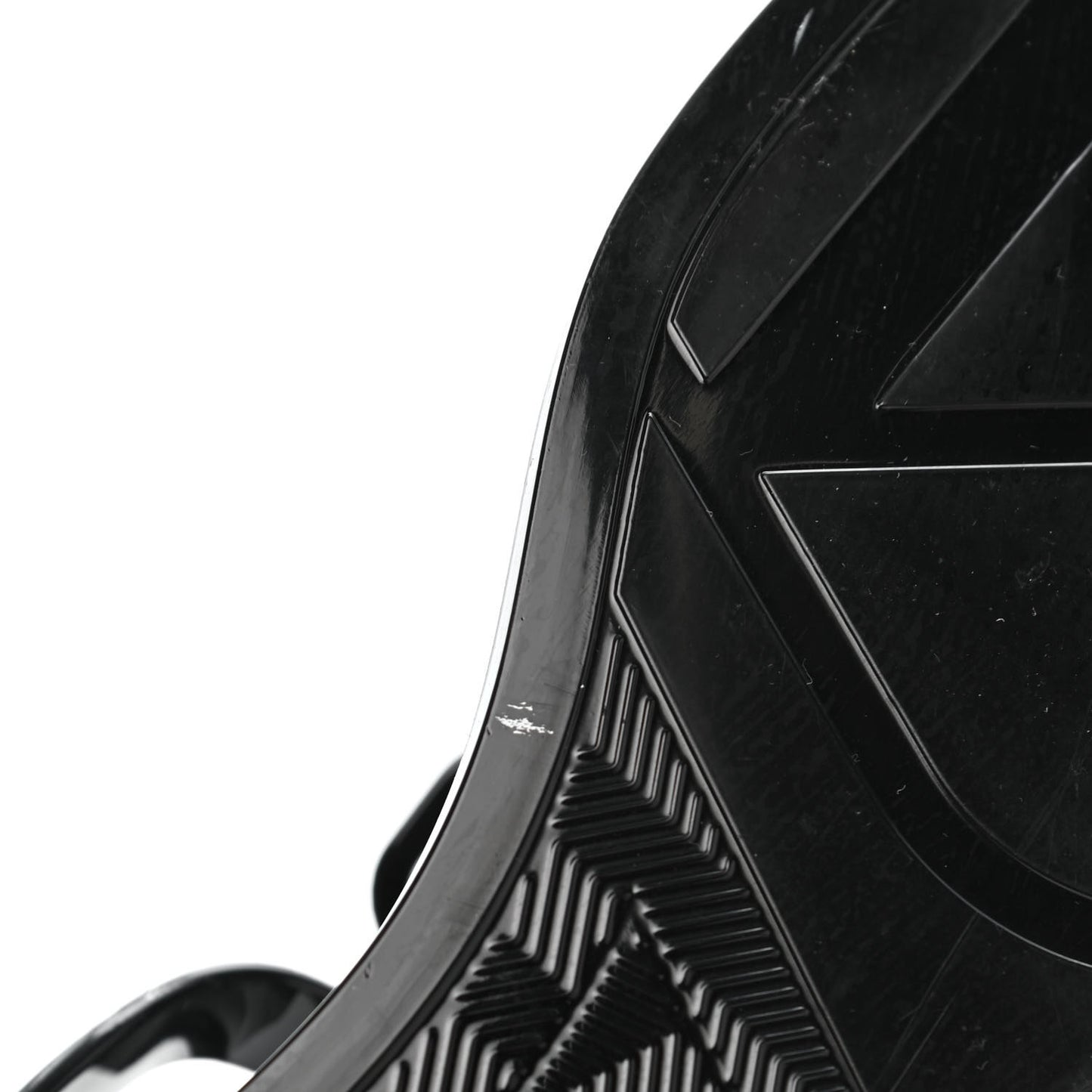 PVC Vlogo Flat Thong Sandals 41 Black