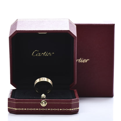 Cartier 18K Yellow Gold 5.5mm LOVE Ring 54 6.75 7 of 7