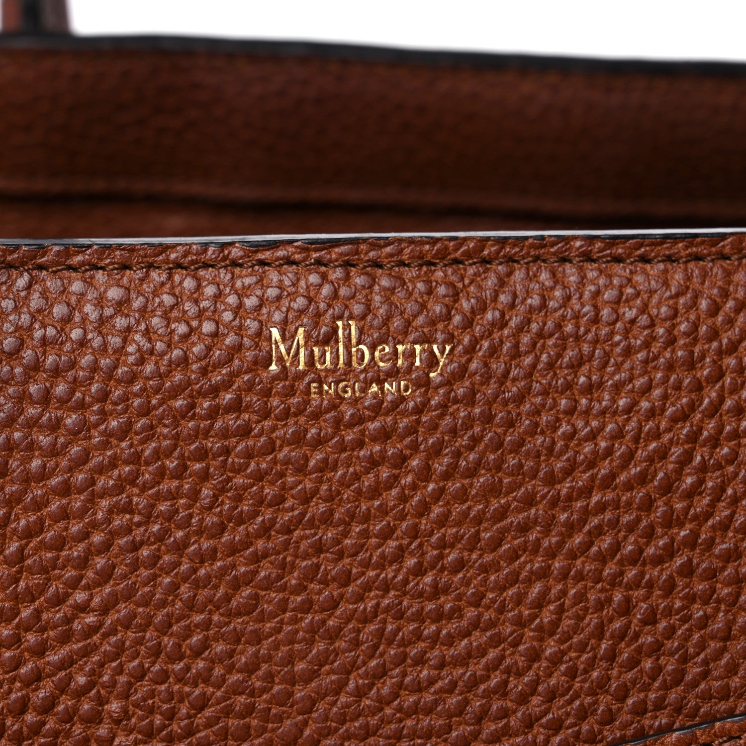 Mulberry Small Classic Grain Small Zipped Bayswater Oak 6 of 13