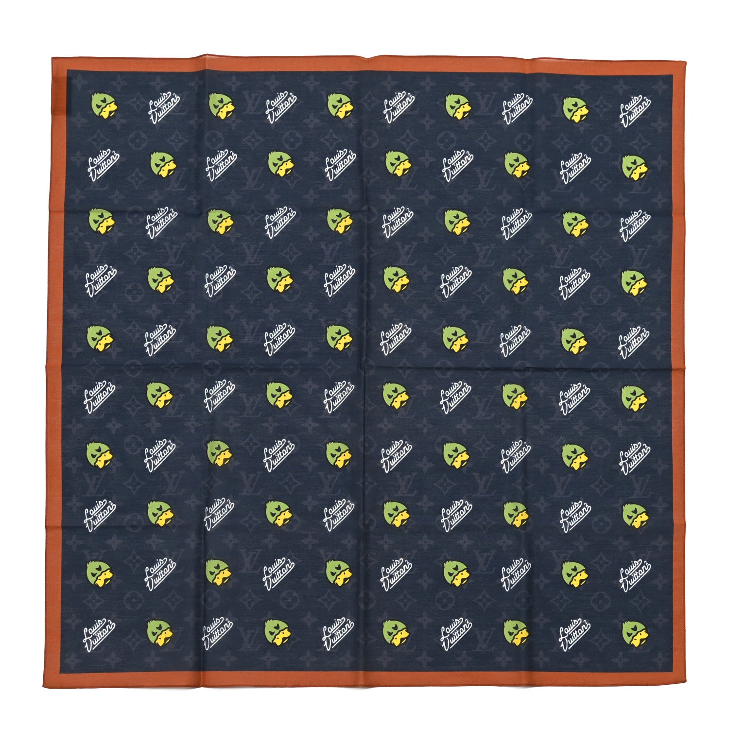 Louis Vuitton X NIGO Cotton Silk LV Made Bandana Set Multicolor 5 of 10