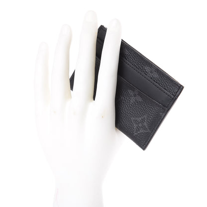 Louis Vuitton Monogram Eclipse Porte-Cartes Double Card Holder 2 of 7