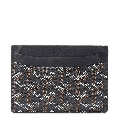 Goyard Goyardine Saint Sulpice Card Holder Black 1 of 8