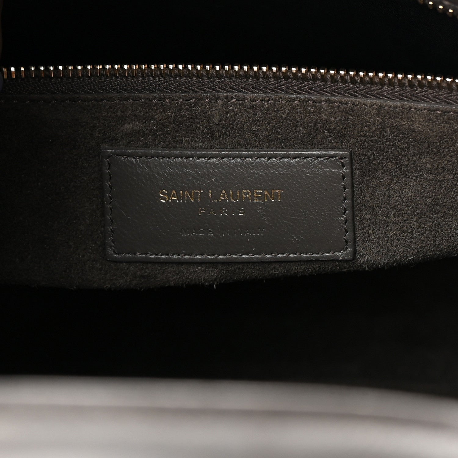 Saint Laurent Calfskin Crocodile Embossed Small Sac De Jour Fog 7 of 23