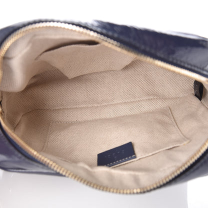 Gucci Vernice Naplack Small Soho Disco Bag Uniform Blue 7 of 9