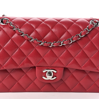 Chanel Caviar Quilted Medium Double Flap Pink 8 of 11