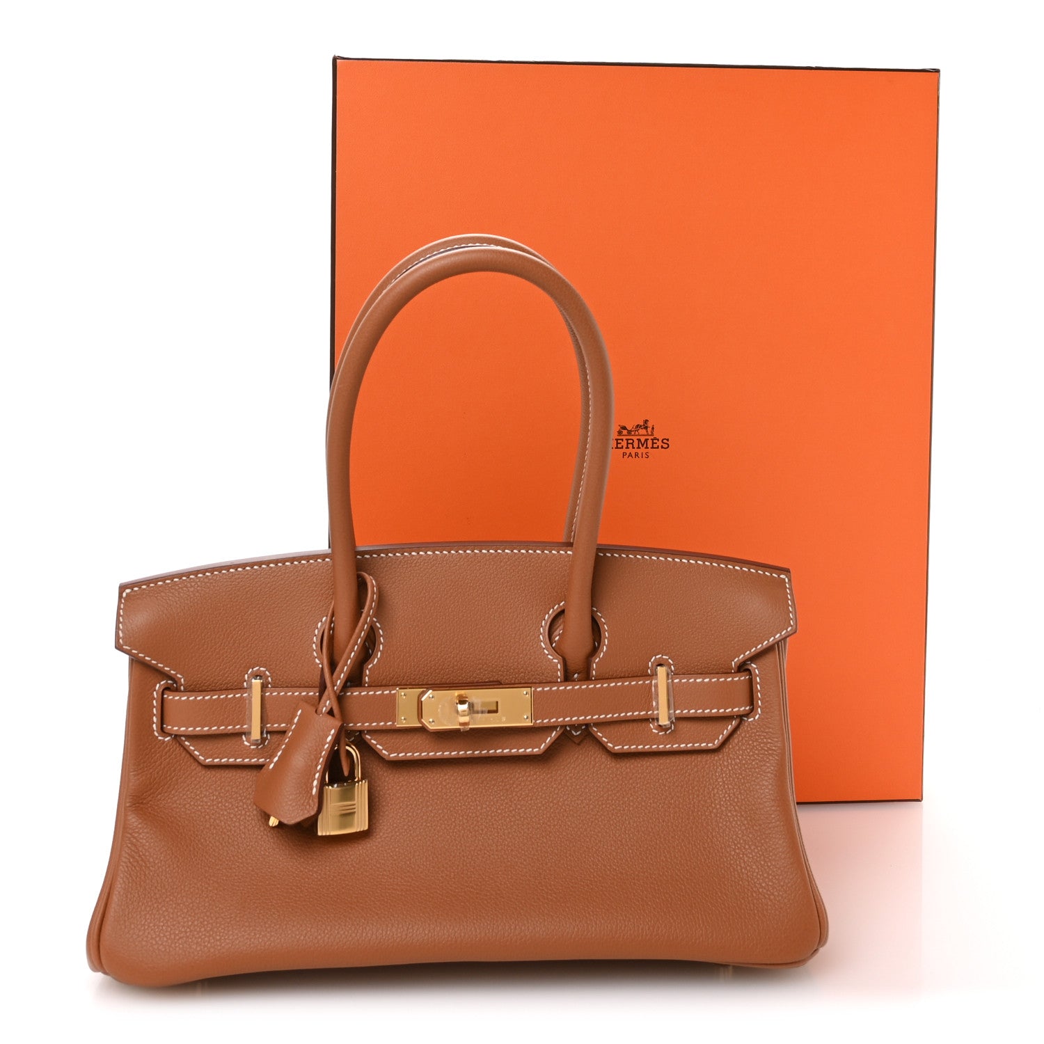 Hermes Evercolor Shoulder Birkin Light 29 Gold 11 of 11