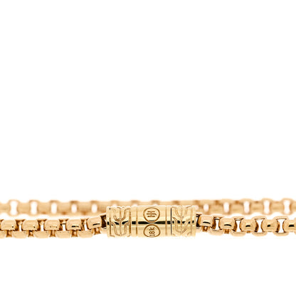John Hardy 18K Yellow Gold 3.7mm Box Chain Bracelet 3 of 5