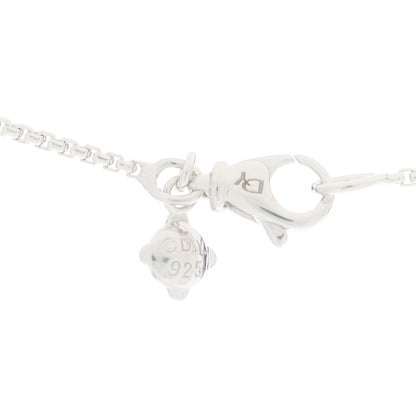 David Yurman Sterling Silver Diamond 10.5mm Petite Starburst Pendant Necklace 4 of 5