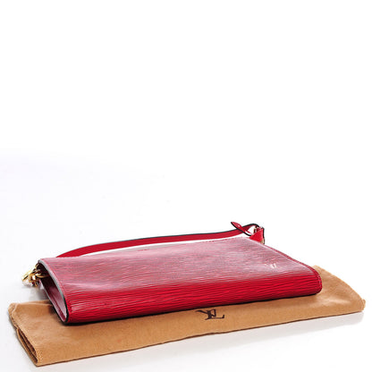 Louis Vuitton Epi Pochette Accessories 24 Castillan Red 4 of 7