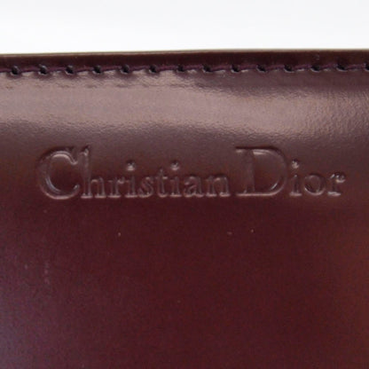 Christian Dior Leather Trousse Cosmetic Bag Rouge 6 of 11