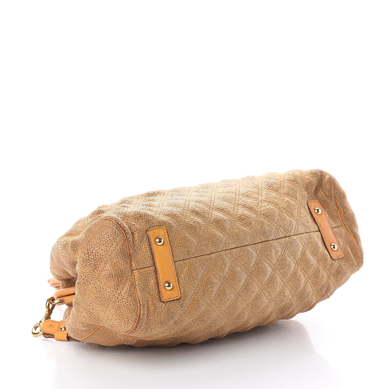Marc Jacobs Coated Jute Ostrich Quilted Stam Yellow 4 of 11