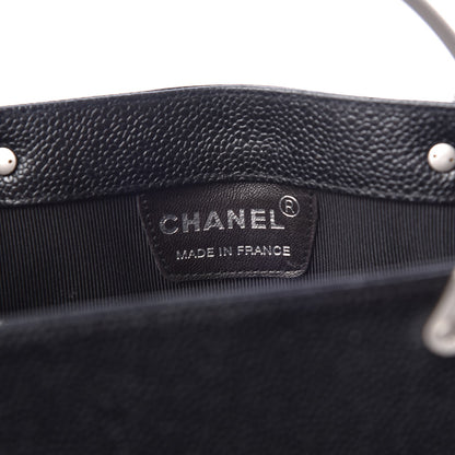 Chanel Caviar Metal Handle Tote Black 6 of 13
