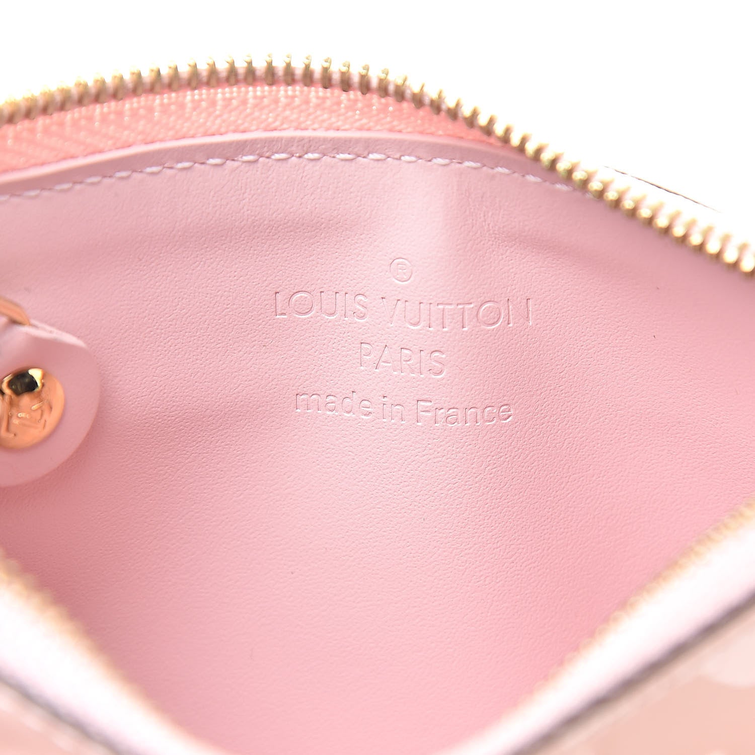 Louis Vuitton Vernis Key Pouch Rose Ballerine 6 of 7