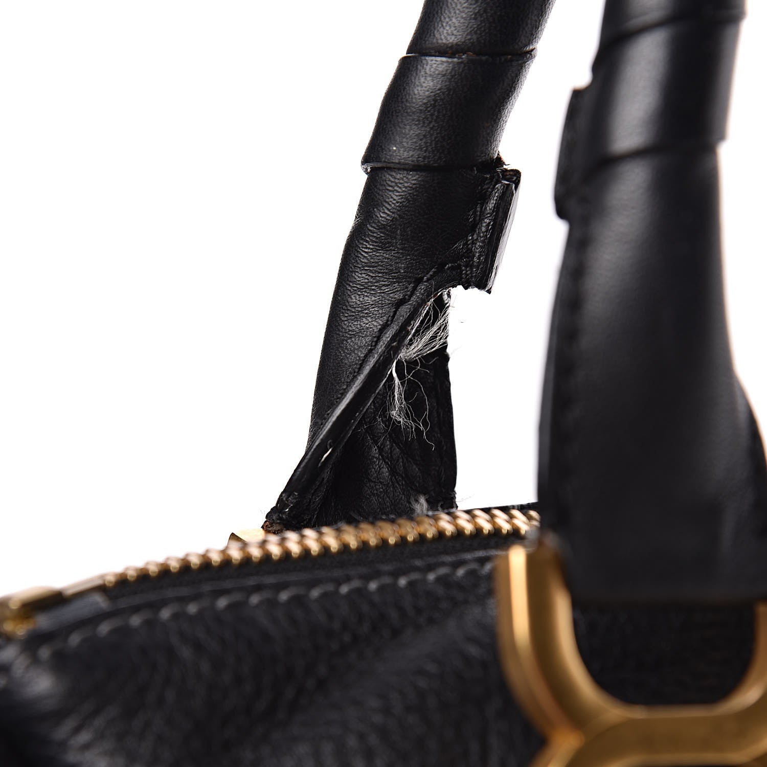 Chloe Calfskin Large Marcie Satchel Black 11 of 17