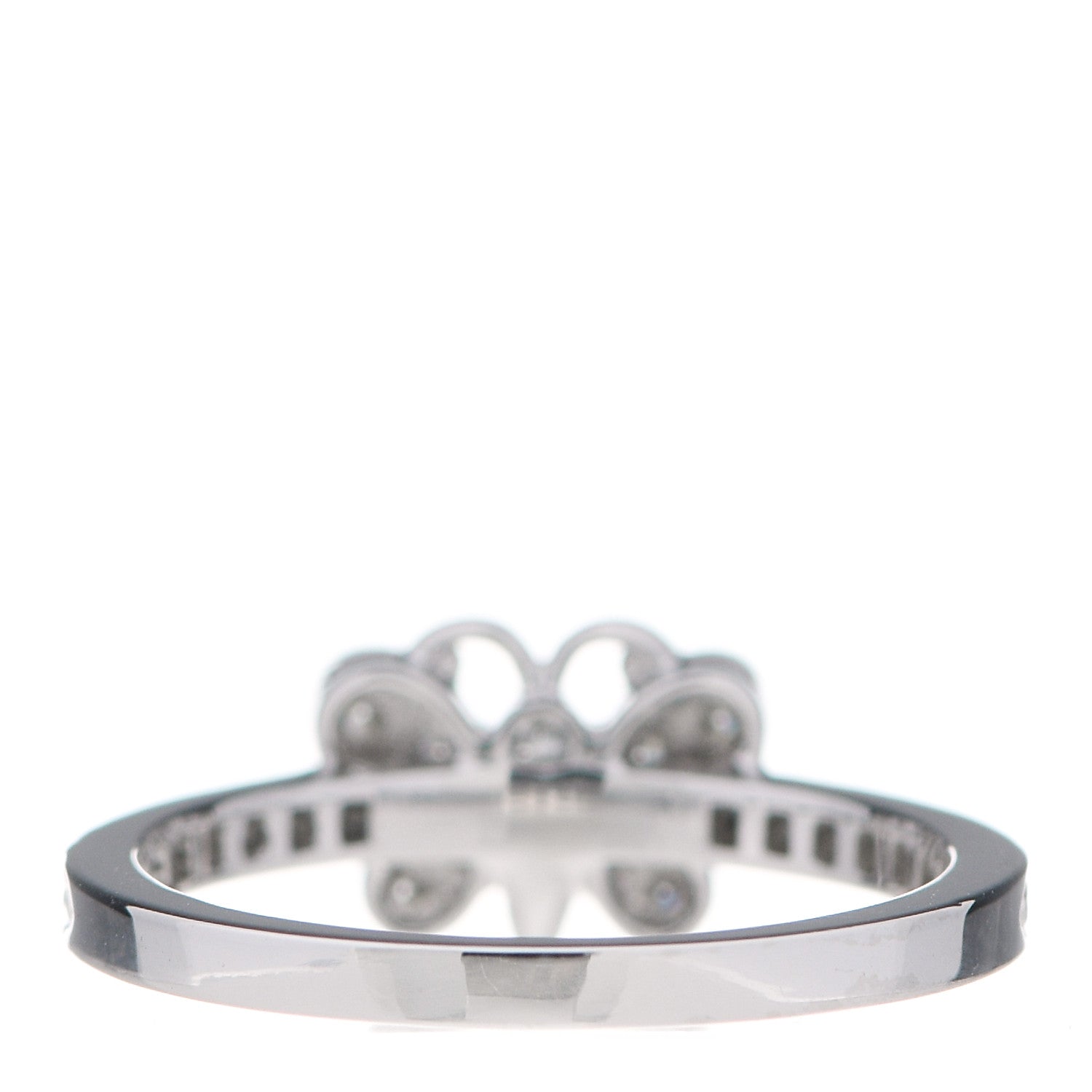 Tiffany Platinum Diamond Enchant Butterfly Ring 49 5 4 of 7