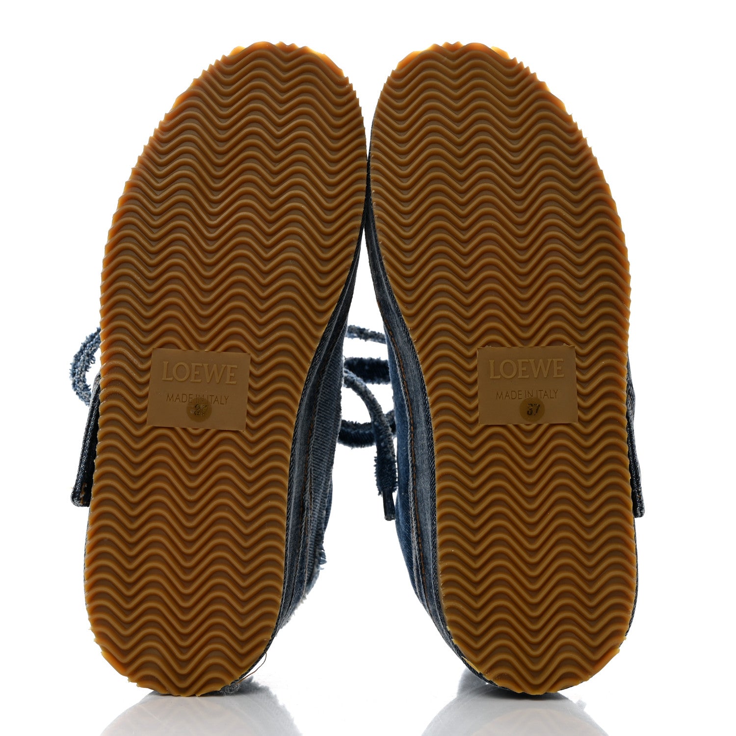 Loewe Deconstructed Denim Sneakers 37 Blue 5 of 7