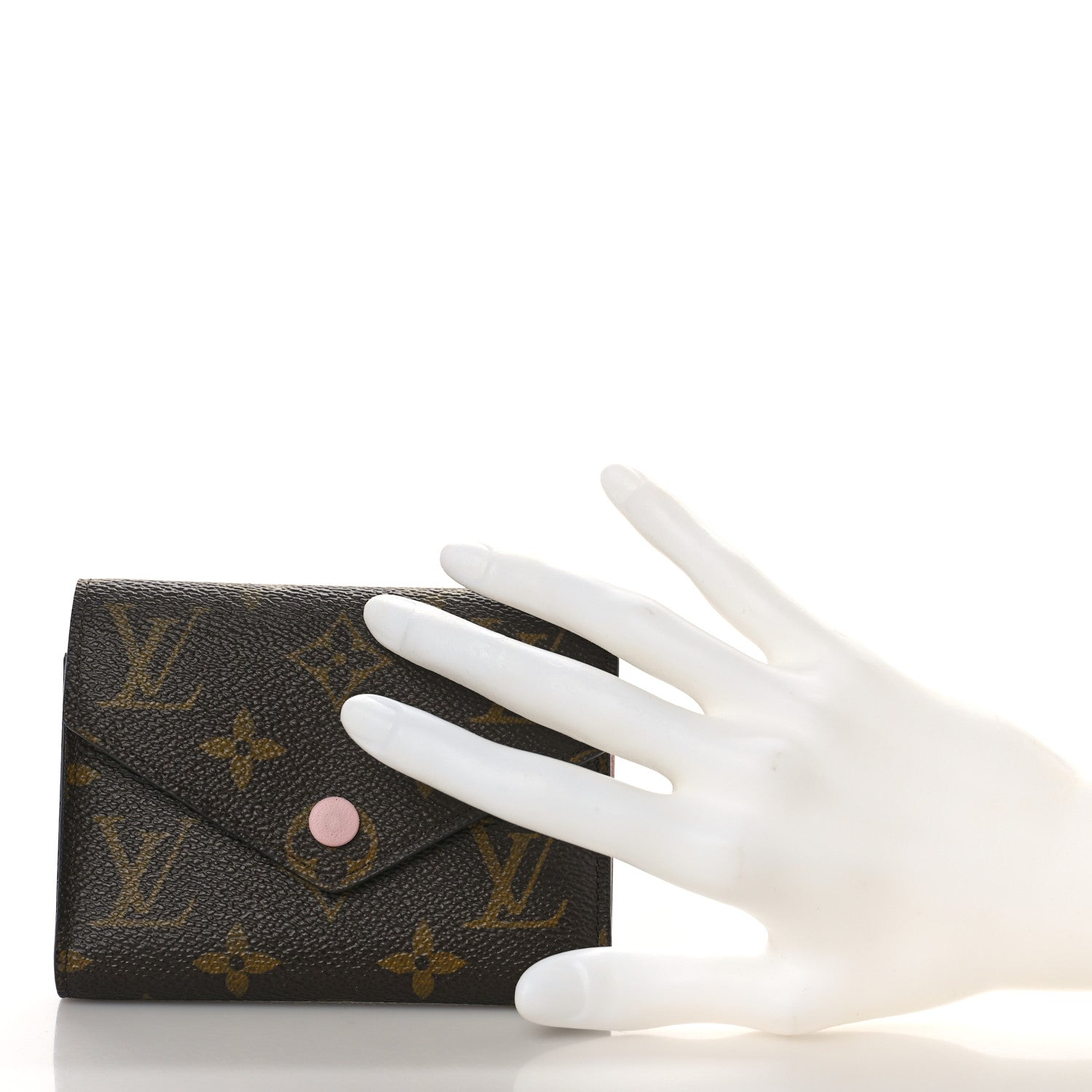 Louis Vuitton Monogram Victorine Wallet Rose Ballerine 2 of 8