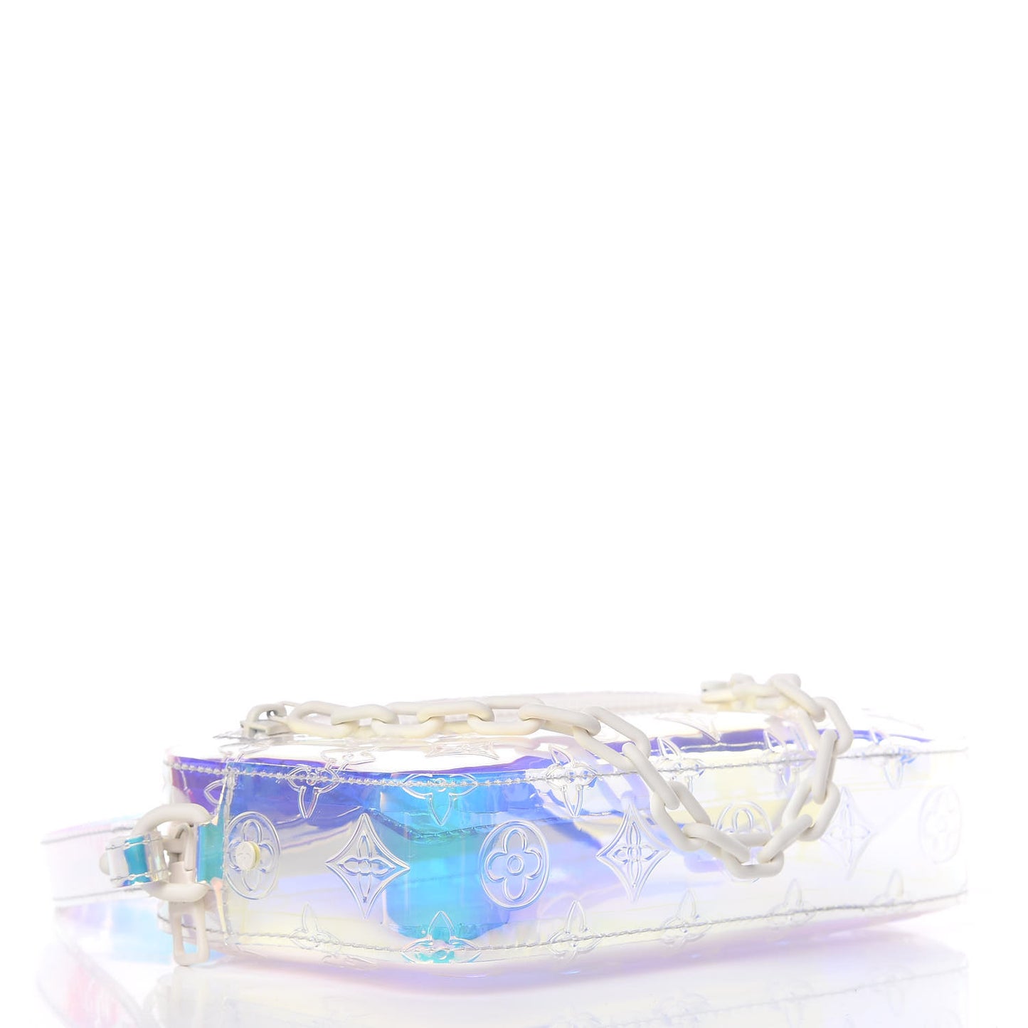 PVC Monogram Pochette Volga Iridescent Prism