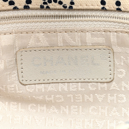 Chanel Canvas Small Logo CC Flap Beige Navy 6 of 10
