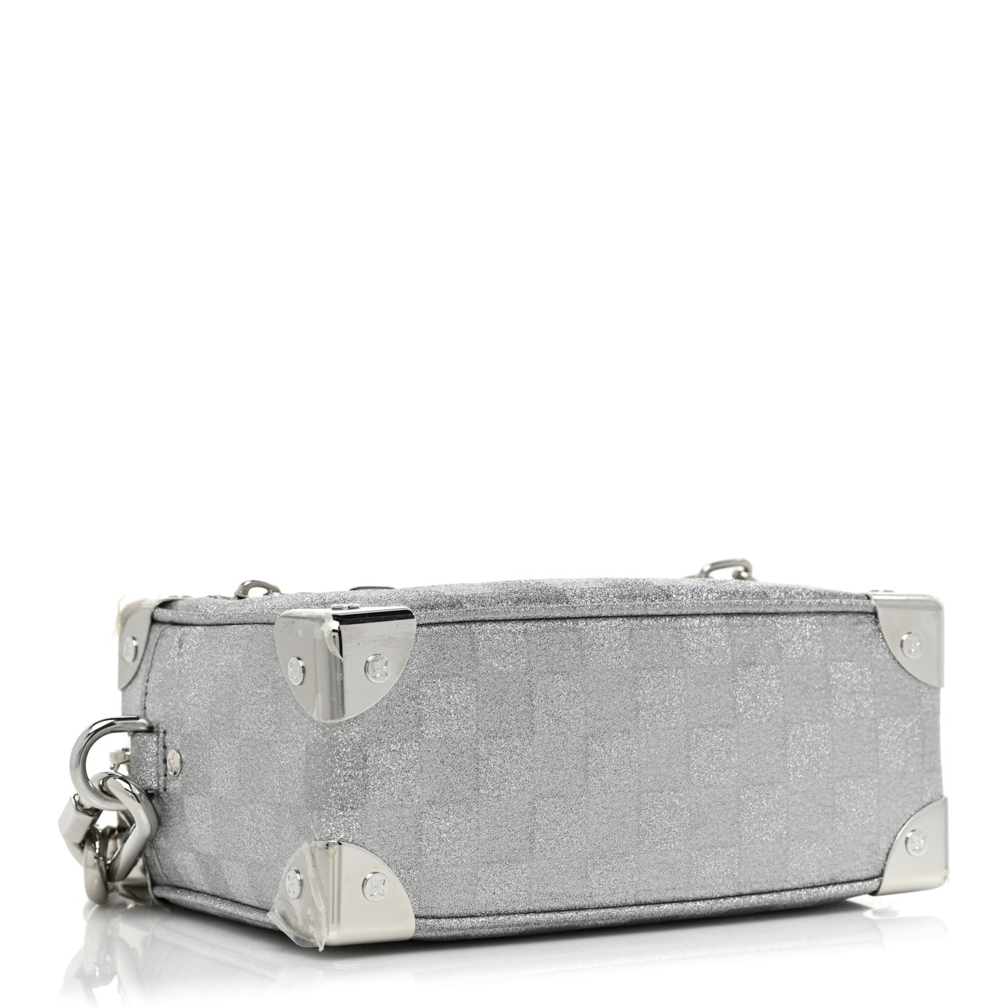 Damier Glitter Mini Soft Trunk Silver