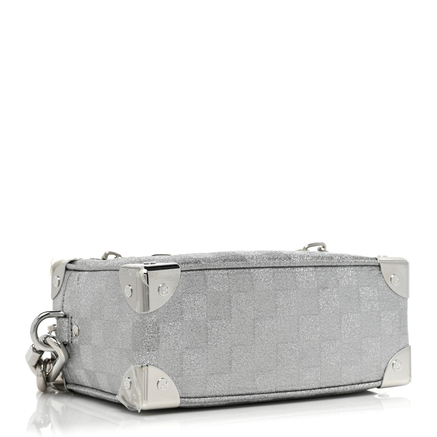Louis Vuitton Damier Glitter Mini Soft Trunk Silver 4 of 8