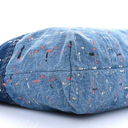 Chanel Denim Sequin Chanel 22 Blue 10 of 11