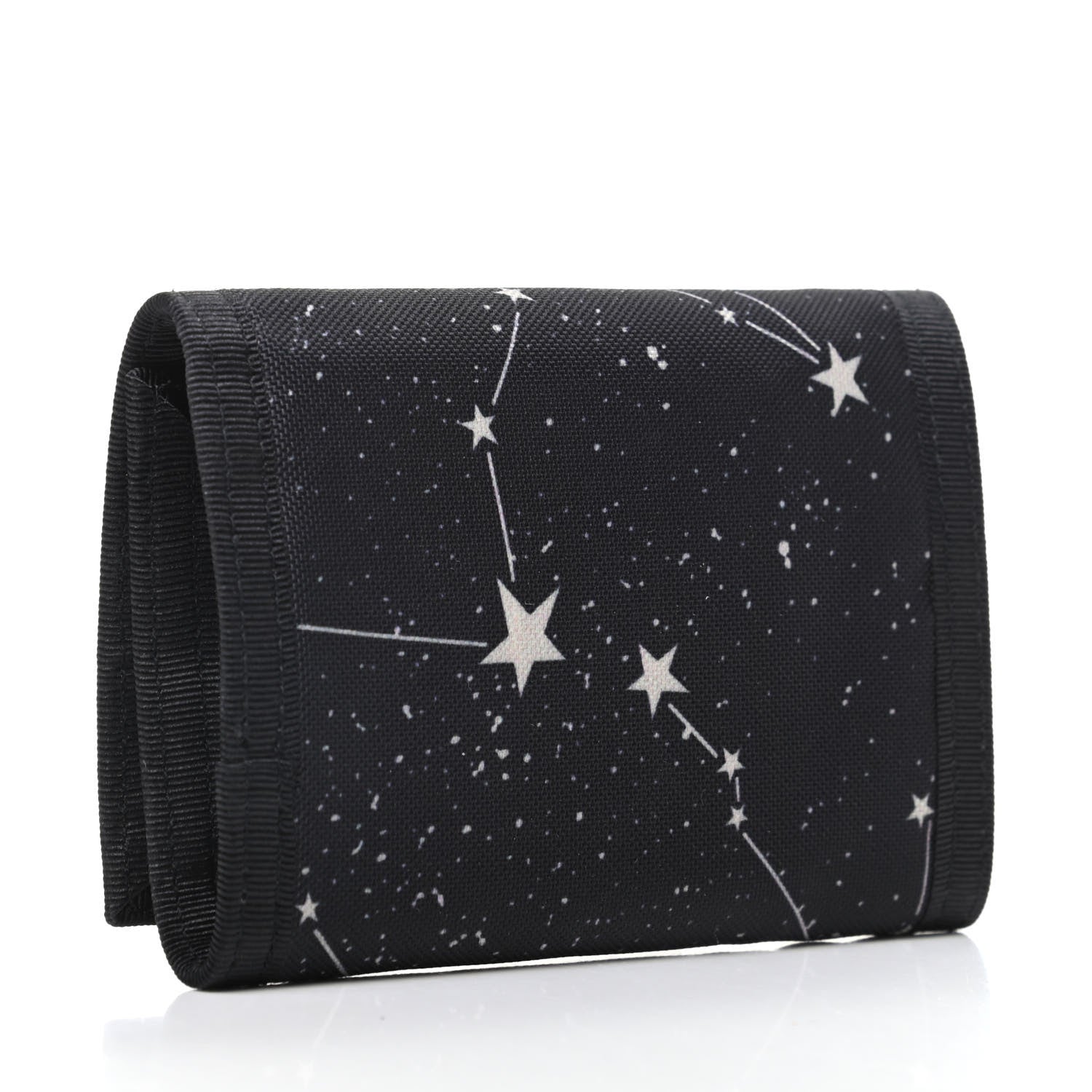 Saint Laurent Nylon Constellation Print Tiny Buffalo Wallet Black 3 of 6