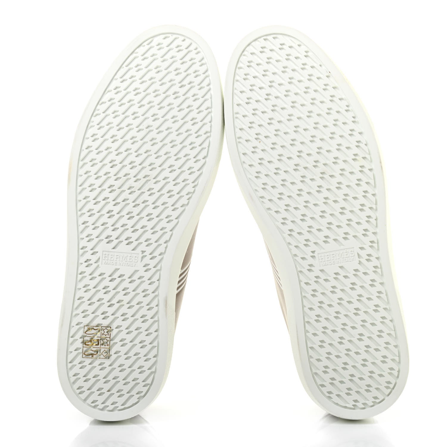 Hermes Calfskin Avantage Sneakers 38 Beige Rose 5 of 10
