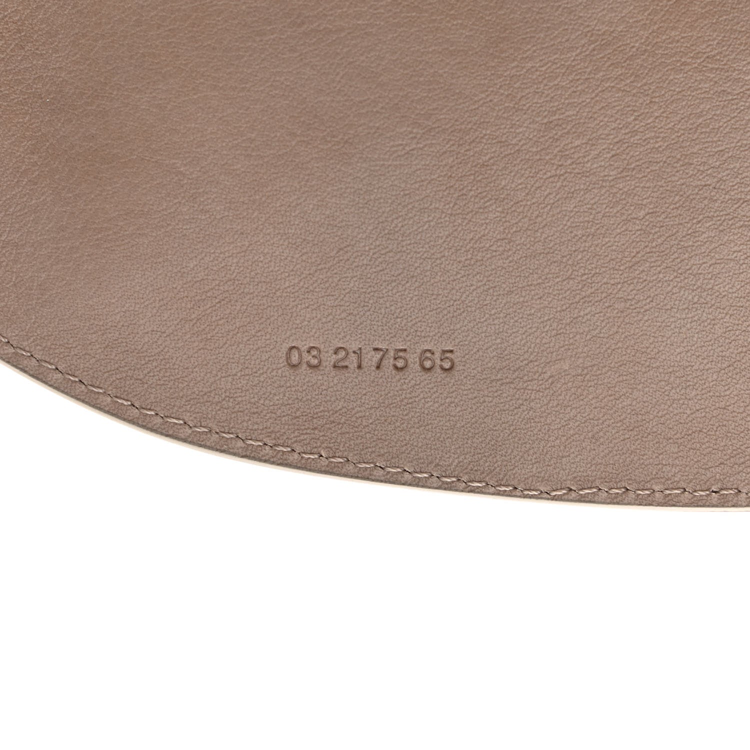 Chloe Grain Calfskin Kiss Hobo Motty Grey 7 of 12