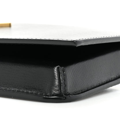 Saint Laurent Smooth Calfskin Monogram Phone Holder Crossbody Black 8 of 9