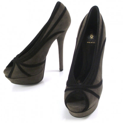 Fendi Suede Jardin Platform Pumps 39.5 1 of 7