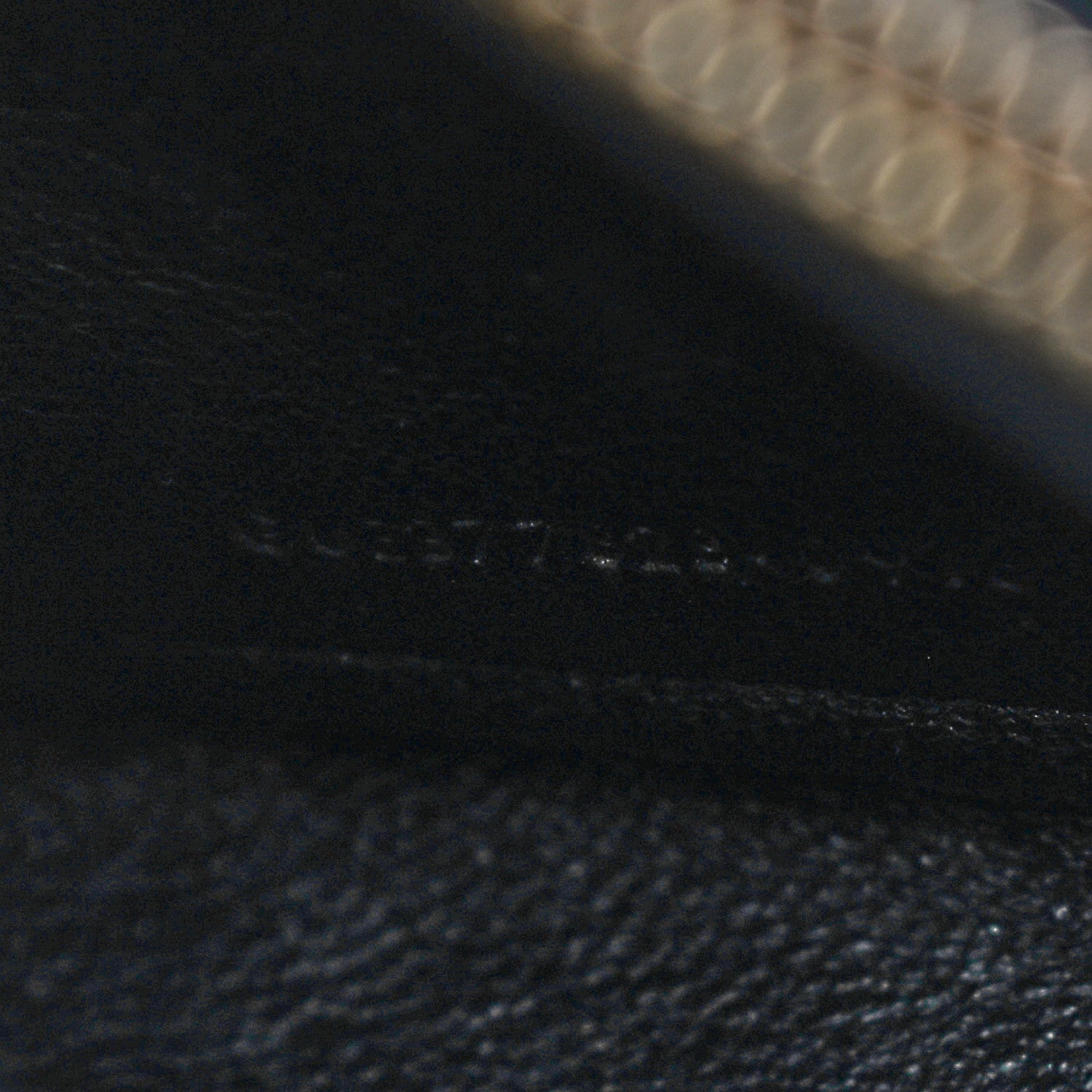 Saint Laurent Grain De Poudre Matelasse Chevron Monogram Chain Wallet Black 8 of 13