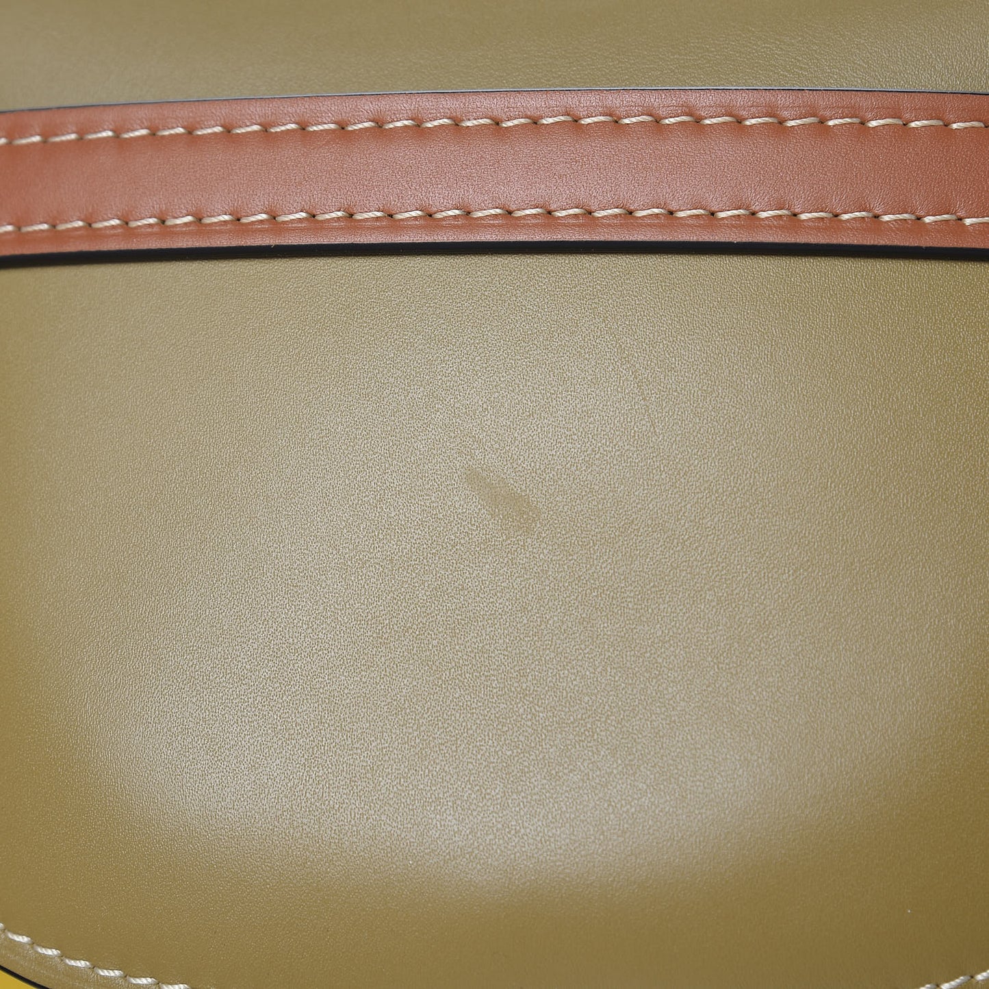 Calfskin Small Gate Crossbody Bag Mocca Yellow Pecan
