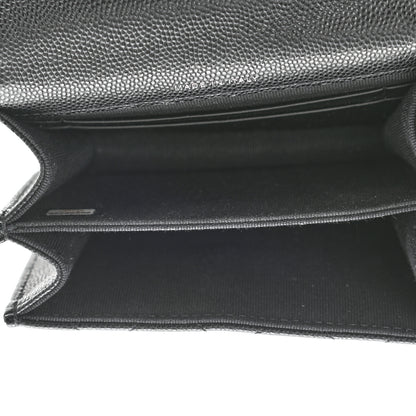 Chanel Caviar Quilted Pick Me Up Clutch With Chain Black 5 of 12