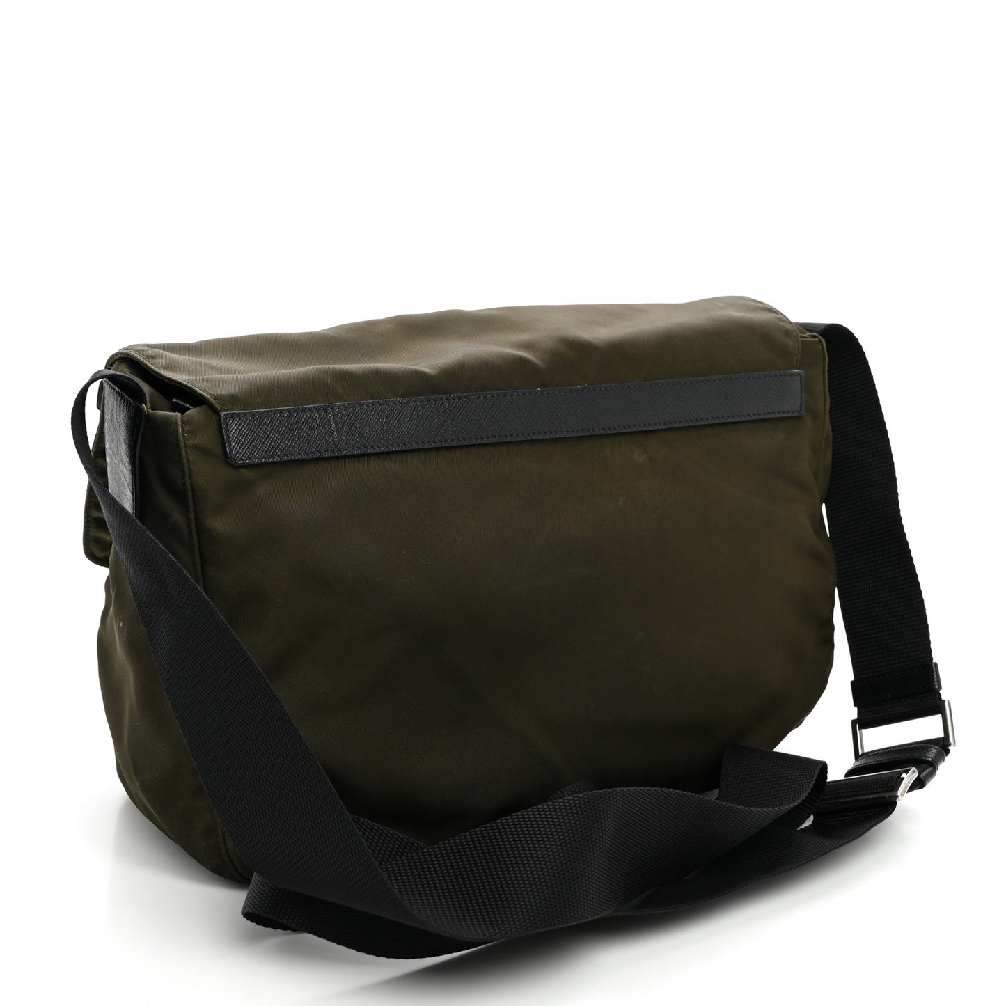 Tessuto Nylon Saffiano Messenger Bag Mimetico