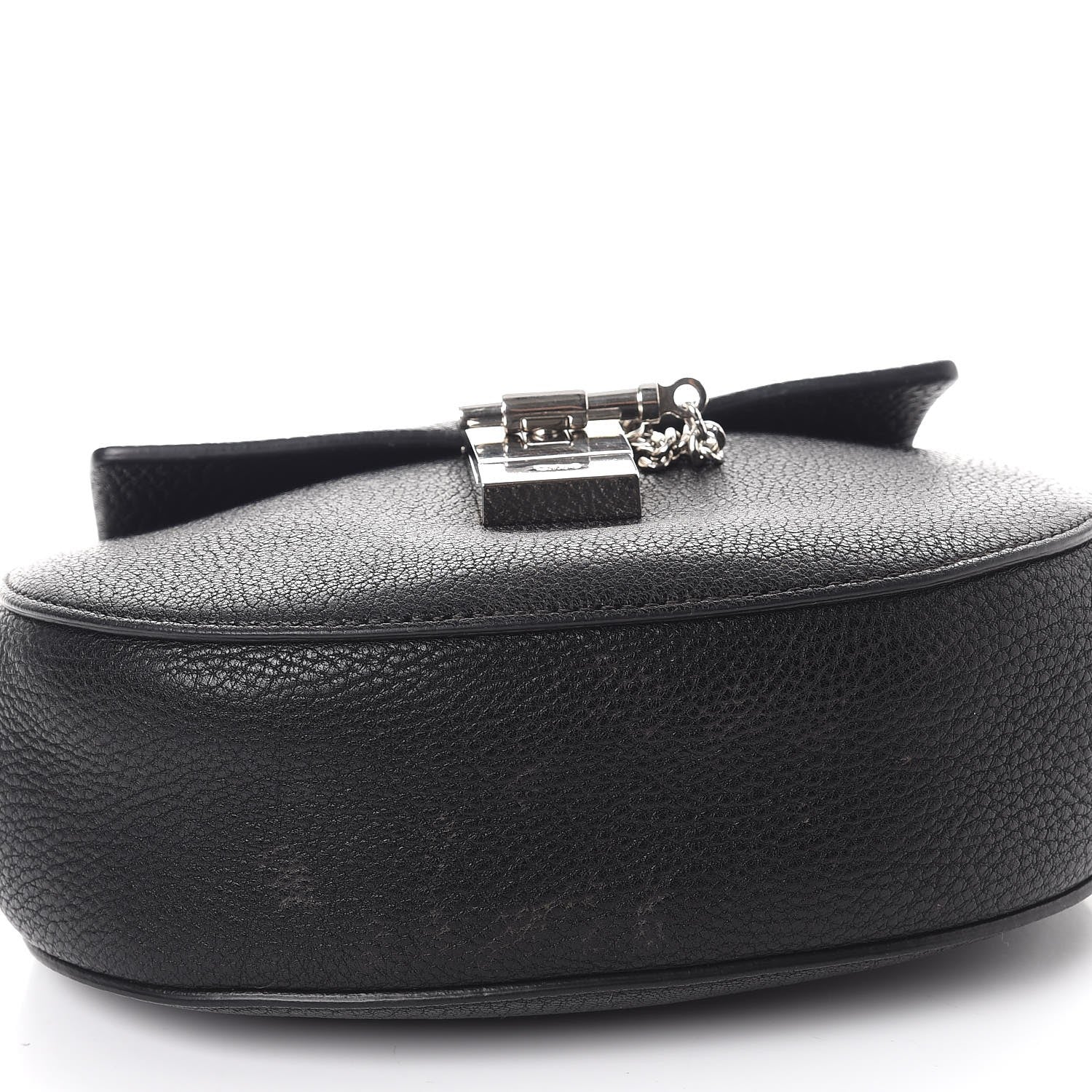 Chloe Grained Lambskin Mini Drew Shoulder Bag Black 10 of 10