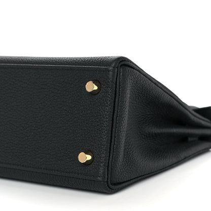 Hermes Togo Kelly Retourne 25 Black 8 of 9