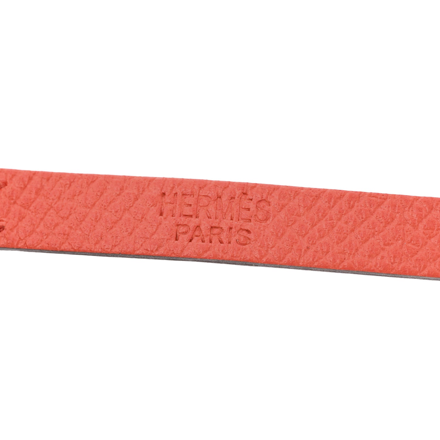 Hermes Epsom Behapi Quad Tour Bracelet M Orange Poppy 5 of 7