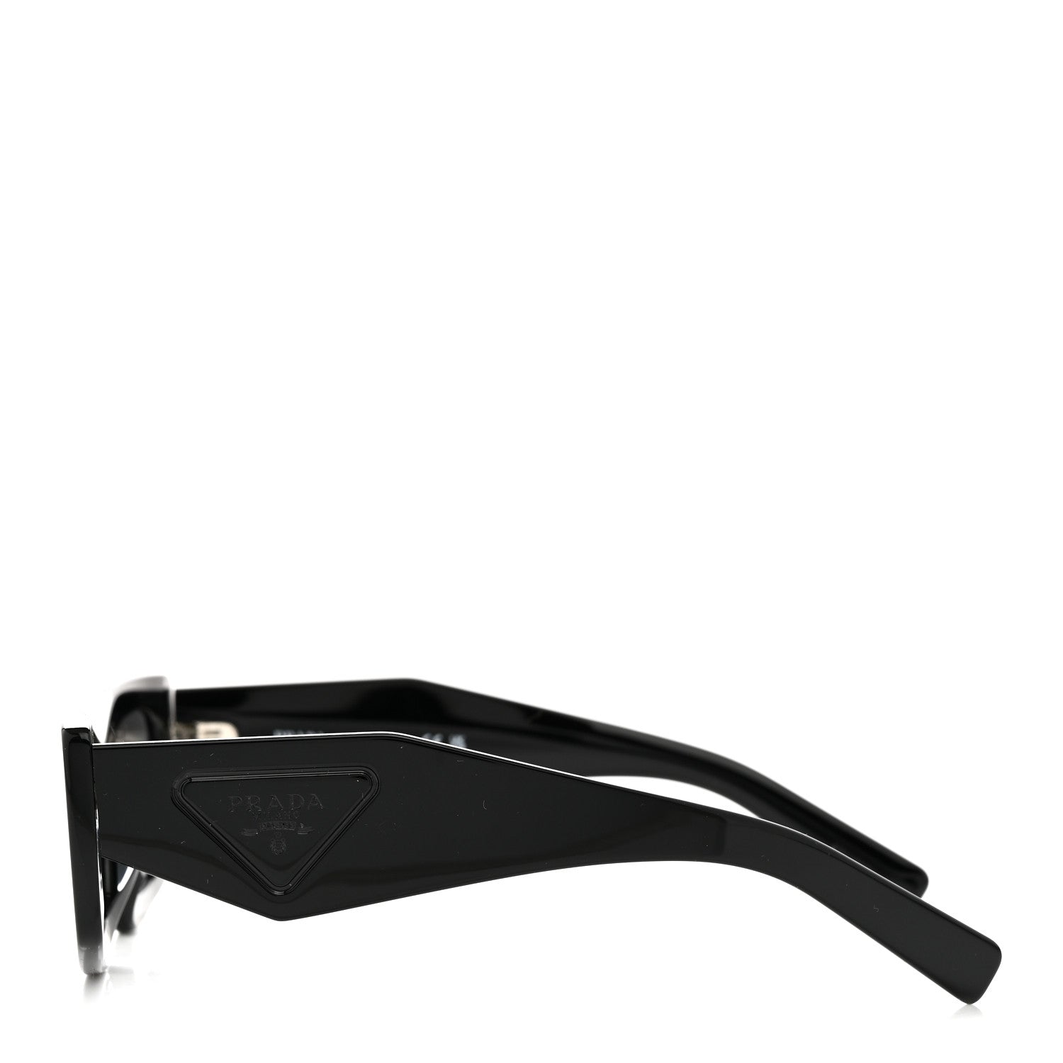 Prada Acetate Symbole Sunglasses SPR D03 Black 5 of 9