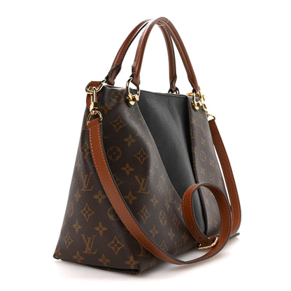 Louis Vuitton Monogram V Tote MM Black 3 of 11